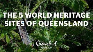 The 5 World Heritage Sites of Queensland, Australia