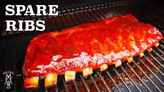 Easy Smoked Spare Ribs | Smoked Spare Ribs On A Pellet Grill