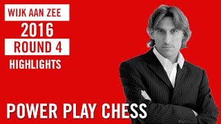 Wijk aan Zee/Tata Steel Chess Masters 2016 Round 4 Highlights