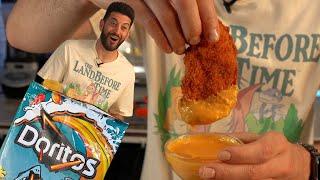 Making chicken tenders using DORITOS?!