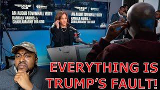 Kamala BLAMES Trump After Charlamagne Confronts On Her Causing The Border Crisis In AWKWARD Townhall