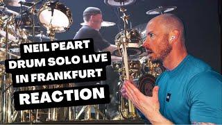 Drummer Reacts To - NEIL PEART DRUM SOLO - RUSH LIVE IN FRANKFURT FIRST TIME HEARING Reaction