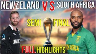 New Zealand vs South Africa Semi Final Full Highlights ICC Champions Trophy 2025 | NZ VS SA