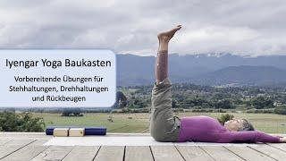 Vorbereitung für Steh- und Drehhaltungen u. Rückbeugen zB: Dhanurasana, Parivrita Trikonasana...