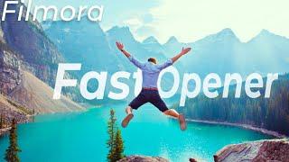 FAST OPENER  INTRO | WONDERSHARE FILMORA | TUTORIAL | HINDI | BHUPESH SODHA