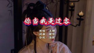 王娜《你当我是过客》KTV 导唱字幕 （备有伴奏视频）