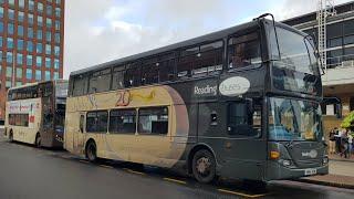 Full Ride: Bus Route 26 Reading - Calcot IKEA . Reading Buses Scania OmniDekka N94UD 805 (YN54 AEW)