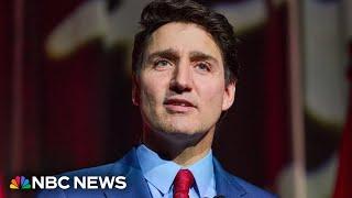 LIVE: Canadian PM Justin Trudeau makes an announcement on his political future | NBC News