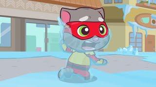 Winter Marathon with Talking Tom Heroes  Cartoon Compilation