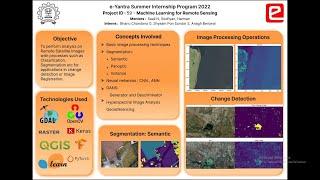 Machine Learning for Remote Sensing | Project | e-Yantra Summer Internship Program 2022