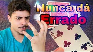 MÁGICA de VERDADE! SEM TOCAR NO BARALHO - TUTORIAL