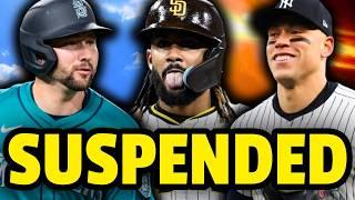 BREAKING: These MLB Players GOT SUSPENDED!! Cal Raleigh MVP, Not Aaron Judge?? (MLB Recap)