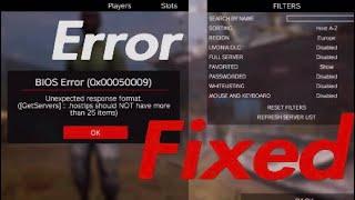 DayZ Favourites BIOS Error 0x00050009 Fixed