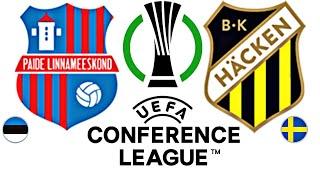 Paide 1-1 BK Häcken | CONFERENCE LEAGUE 2024/25