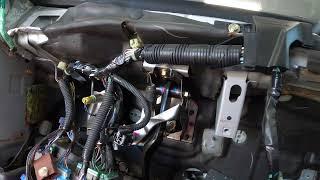 K24 swap Part 7. Rywire drive by wire pedal instal, and Haltech iC7