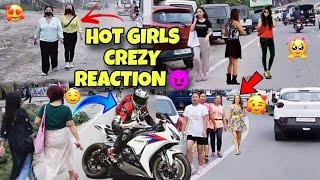 Hot Girls Crazy Reaction  || Girls Reaction || Number Mil Gya Aaj Toh 