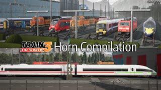 Train Sim World 3 Horn Compilation - All Trains/Locos -  As of December 2022