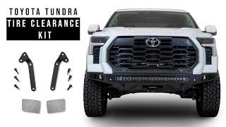 2022-2024 Toyota Tundra Tire Clearance Kit Install