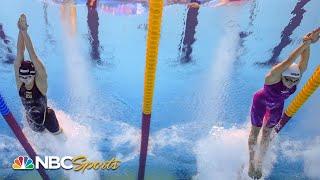 Underwater cam: Schoenmaker beats Douglass for 200 breast World Title | NBC Sports