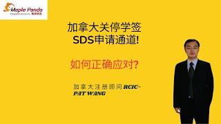 加拿大关停学签SDS申请通道! 如何应对