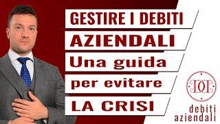 Gestire i Debiti Aziendali: una guida per evitare la crisi aziendale