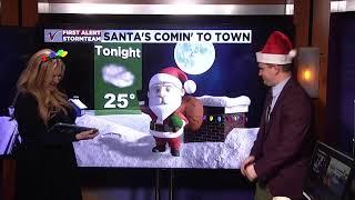 Christmas weather funcast