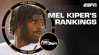 Mel Kiper's Top 3 QBs, WRs & DBs ahead of 2025 NFL Draft | First Draft 