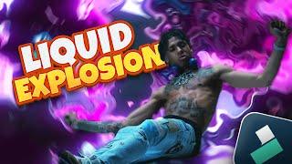 Insane Liquid Explosion Effect | Filmora 12 Tutorial | Creative Graphicz