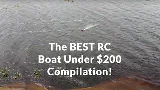 The BEST RC Boat Under $200 Compilation!