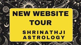 New Webite Tour ShrinathJi Astrology #astrology #jyotish #trending