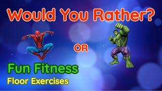 Would You Rather? WORKOUT! - At Home Fun Fitness Activity for Family and Kids - Physical Education