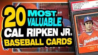 TOP 20 Cal Ripken Jr. Baseball Card & Rookie Card List