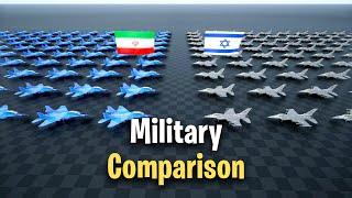 IRAN vs ISRAEL 2024 Military Power FACEOFF