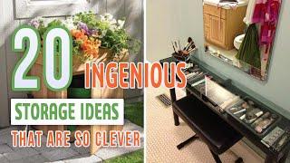 20 Ingenious Storage Ideas That Are So Clever