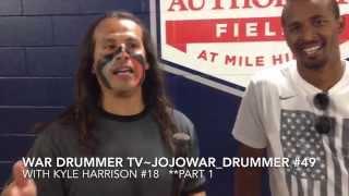 Kyle Harrison with JoJo War Drummer Part 1 {snip it} Lacrosse