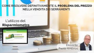 Come risolvere il problema del prezzo nella vendita dei serramenti?