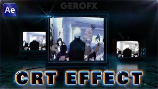 CRT Effect After Effects