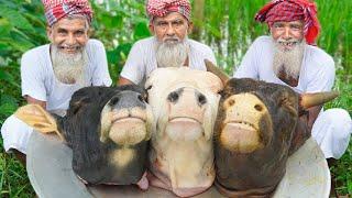 BEEF Head Gravy With Khichdi For Autistic Kids, Poor & Disabled People - 3 Cow Head Curry Of Grandpa