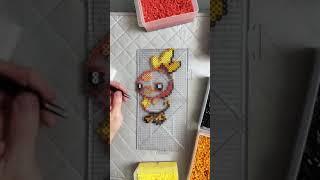 #255 Torchic - Pokémon Perler Bead Timelapse