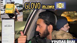 Glovo income in italy  | First real video on youtube | how much we earn daily ? Food delivery ‼️