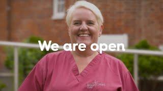 Bourn Hall | We are open