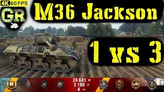 World of Tanks M36 Jackson Replay - 6 Kills 2.2K DMG(Patch 1.4.1)