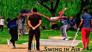 Amazing Reverse Swing in Tape Ball Cricket by Amir Khari &  Batsman Unable to Pick Swing in the Air