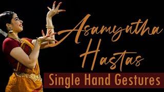 Asamyutha Hastas | Bharatnatyam | Mudras for Beginners | Single Hand Gestures | Sheetal Hemanth|SNBA