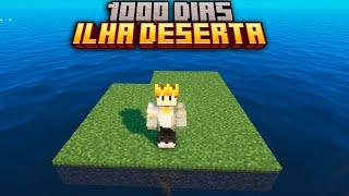 Sobrevivi 1000 Dias em uma Ilha no Minecraft Hardcore