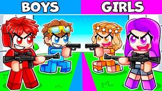 BOYS vs GIRLS in Roblox Rivals!