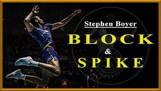 volleyball Block & Spike | #Stephen Boyer |#shorts