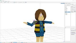 rigging my kitaro MMD model