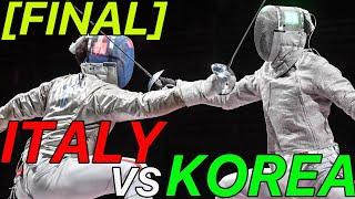 Tokyo 2021 [FINAL] Korea v Italy | Olympic Fencing | Men's Sabre Team Highlights 도쿄 올림픽 펜싱 남자 사브르 레