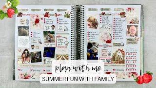 PLAN WITH ME | lots of family time & summer fun ️ | #makselifeplanner | june 24-30